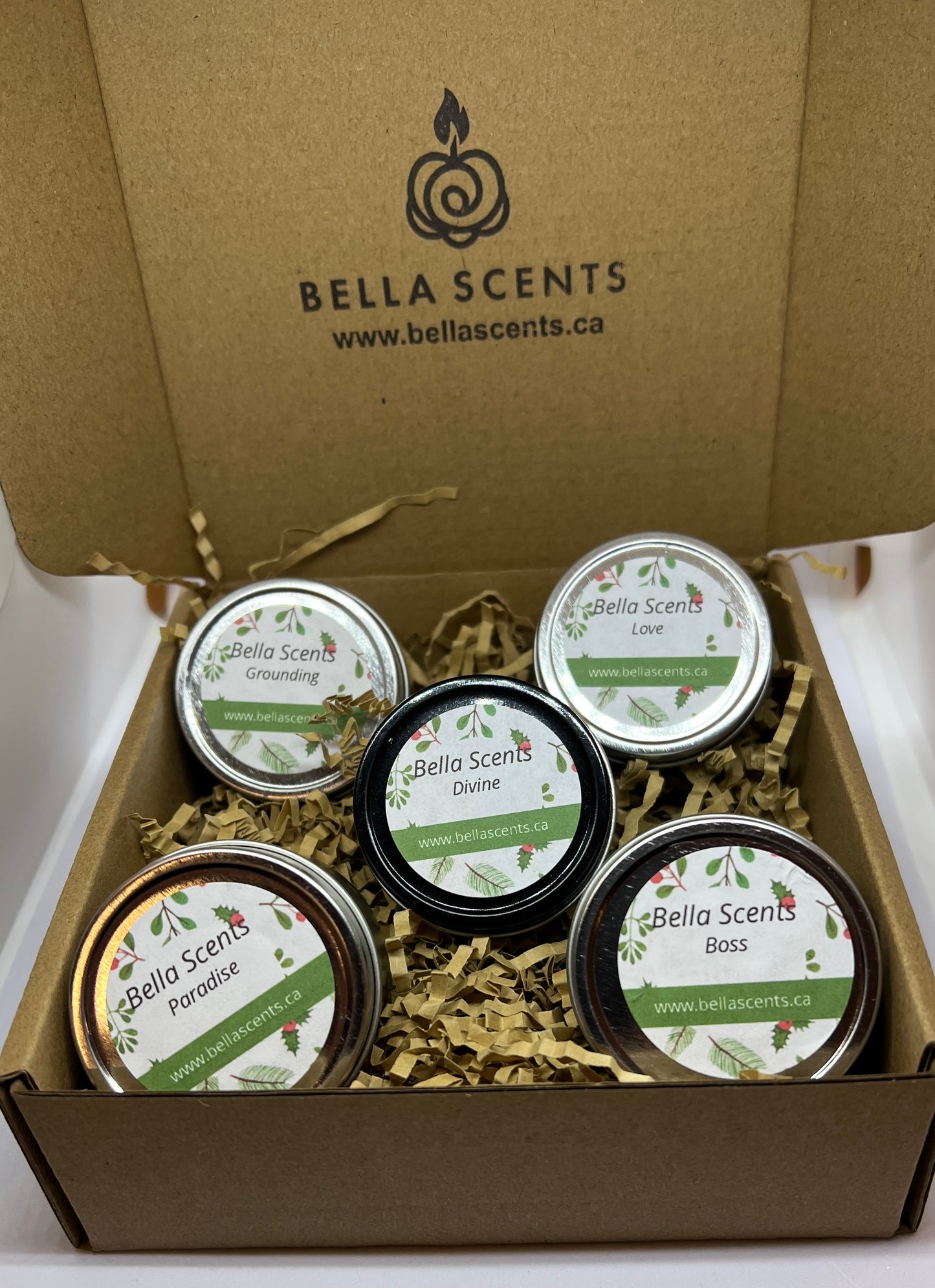 Soy Candle Gift | Candle Gift Box | Travel Tin Candles | Natural Soy Candle | Seasonal Gift | Holiday Gift Set
